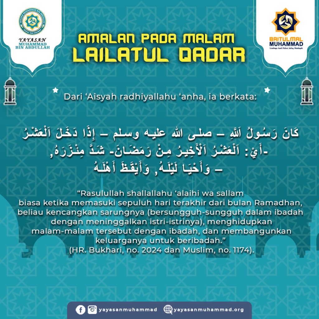 Ini Amalan-Amalan di Malam Lailatul Qadar – Pesantren Tahfidz Gratis